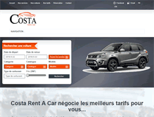 Tablet Screenshot of costa-rentacar.com